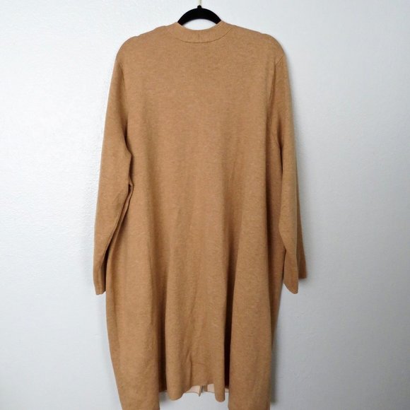 J Jill Camel Soft Cardigan Sweater Duster / Topper 4X - Picture 13 of 16